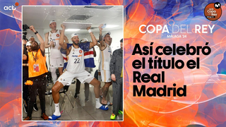 This is how Real Madrid celebrated the title at the Copa del Rey Málaga 2024