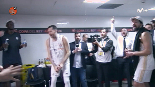 This is how Real Madrid celebrated the title at the Copa del Rey Málaga 2024