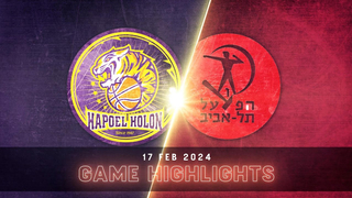 All the baskets: Hapoel Holon - Hapoel Tel Aviv