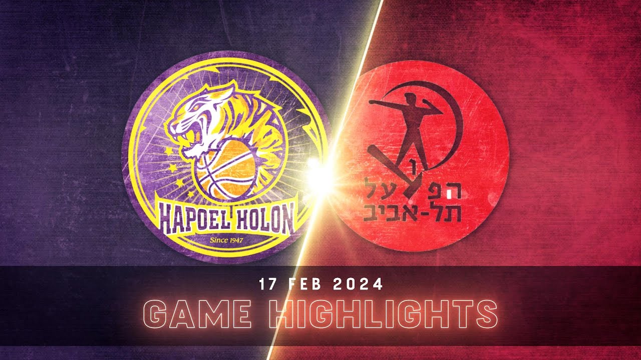 All the baskets: Hapoel Holon - Hapoel Tel Aviv