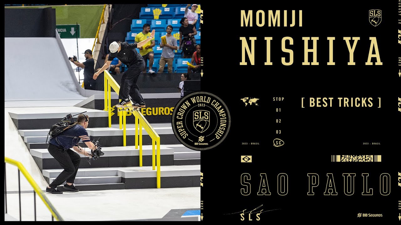 Momiji Nishiya's 2nd Place Finish - 2023 SLS Super Crown | Best Tricks