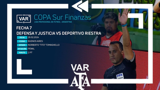 VAR 2024 | #CopaSurFinanzas | Defensa y Justicia - Riestra | Matchday 7