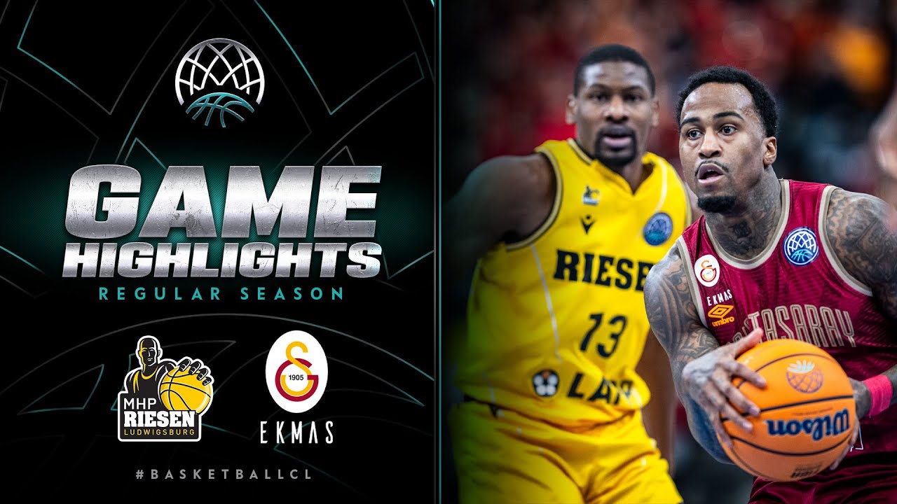 MHP RIESEN Ludwigsburg v Galatasaray EKMAS | Gameday 3 | Highlights | #BasketballCL 2023-24