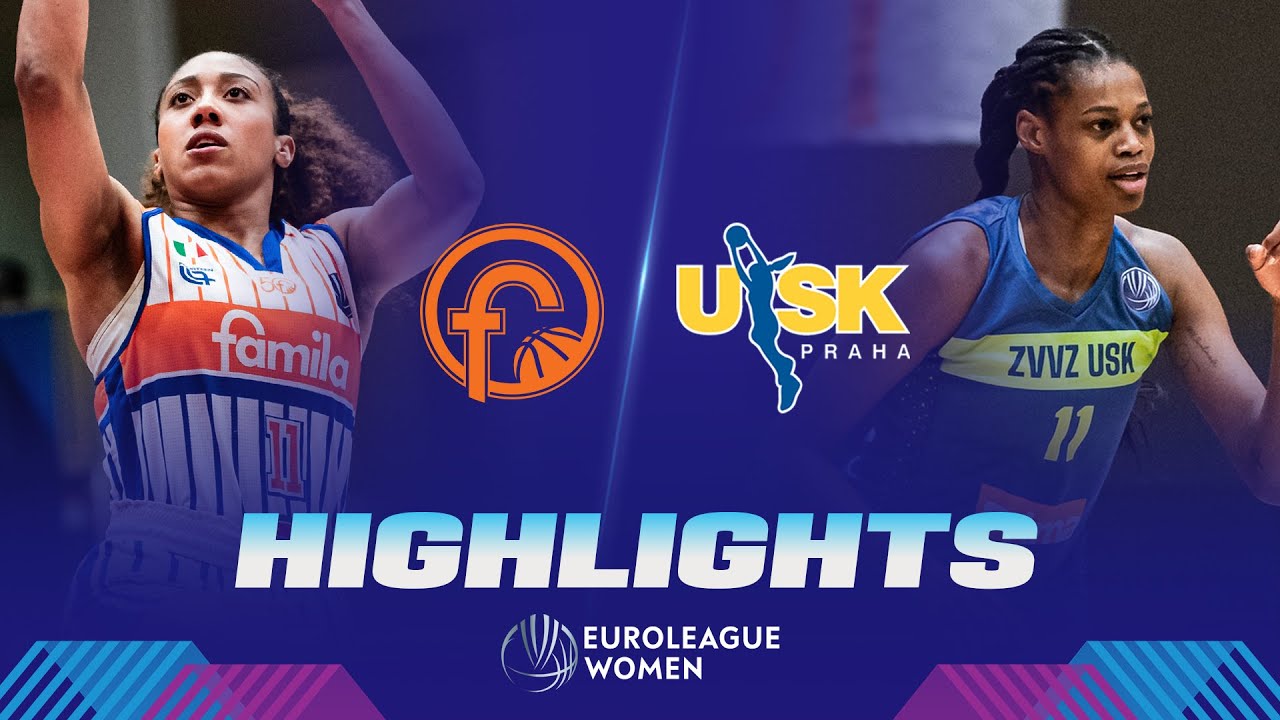 Beretta Famila Schio v ZVVZ USK Praha | Quarter-Finals | Highlights | EuroLeague Women 2023-24