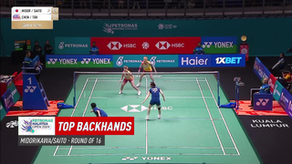 PETRONAS Malaysia Open 2024 | Top Backhands of the Week