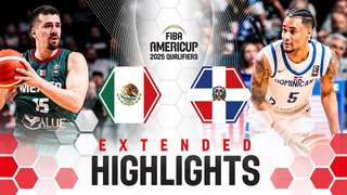 Mexico  vs Dominican Republic | Extended Highlights | FIBA AmeriCup 2025 Qualifiers 2025