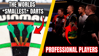 Hitting a 180 with the Worlds *SMALLEST* Darts?
