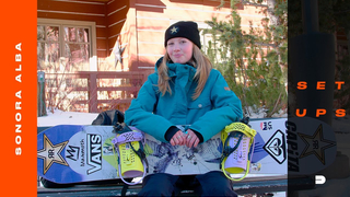 Setups: Sonora Alba’s Custom Superpipe Snowboard and All Mountain Riding Gear