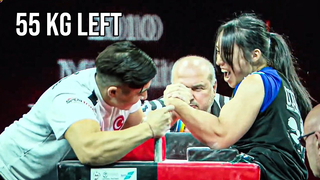 Women 55 kg Left World Armwrestling Championship 2023