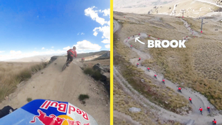 Start LAST, Finish 1st?! 100 Amateurs Vs Pro Mountain Bikers