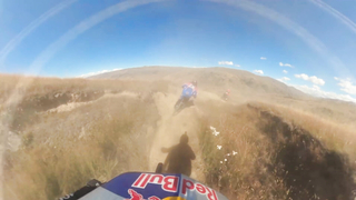 Start LAST, Finish 1st?! 100 Amateurs Vs Pro Mountain Bikers