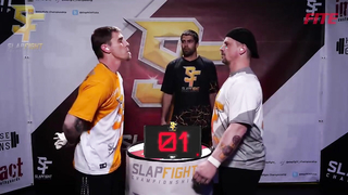 'Shamokin Thunder Clap' vs 'the Guardian' at SlapFIGHT