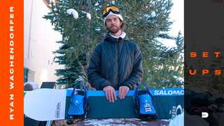 Setups: Ryan Wachendorfer Salomon Board, Boots, Binds, and Outerwear Gear