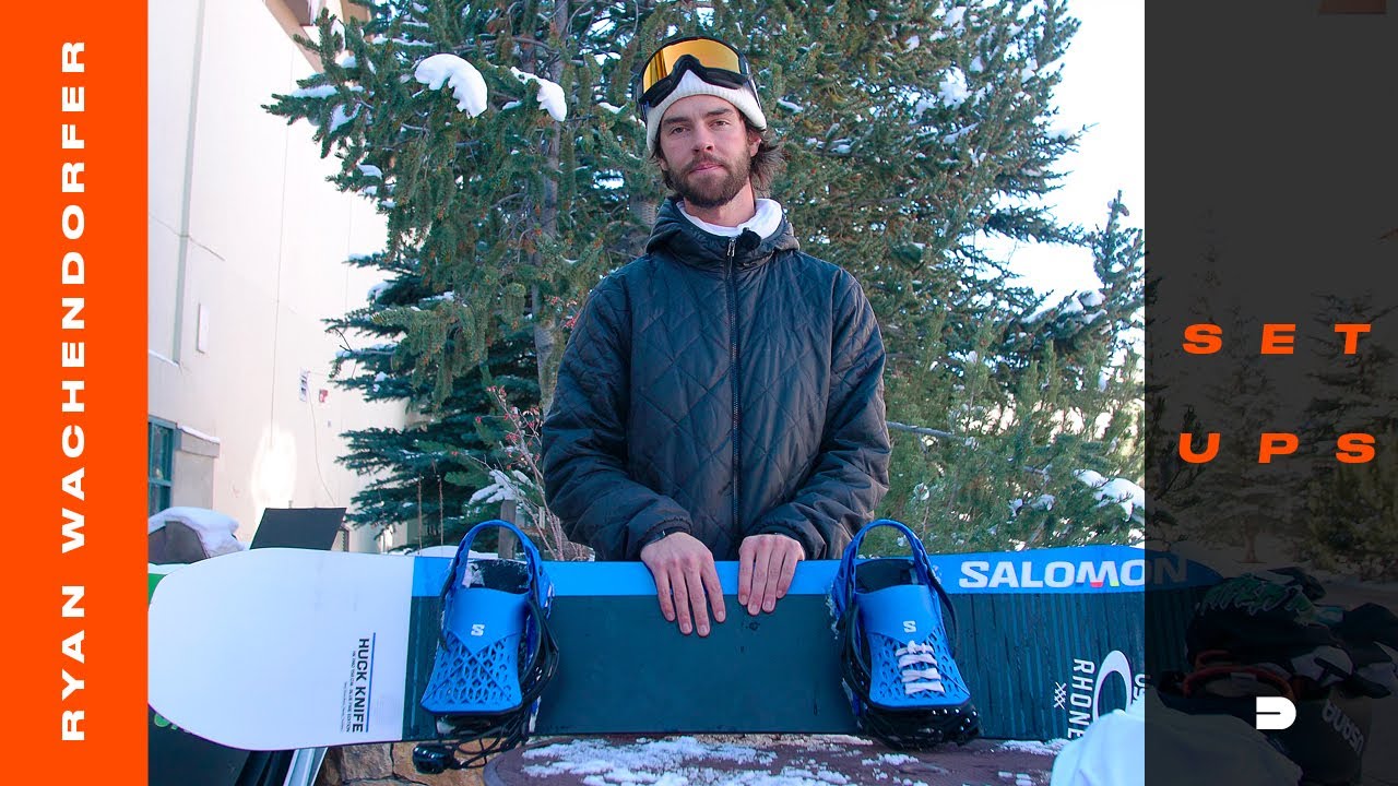 Setups: Ryan Wachendorfer Salomon Board, Boots, Binds, and Outerwear Gear
