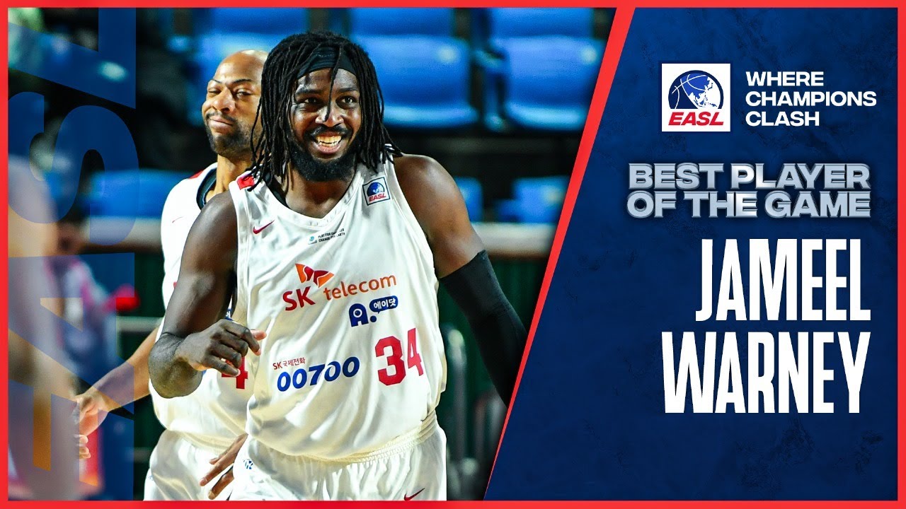 Player of the Game: Seoul SK Knights' Jameel Warney 34 points vs. New Taipei Kings