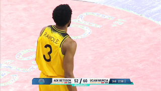 AEK BETSSON BC v UCAM Murcia | Gameday 3 | Highlights | #BasketballCL 2023-24