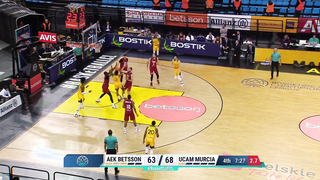 AEK BETSSON BC v UCAM Murcia | Gameday 3 | Highlights | #BasketballCL 2023-24