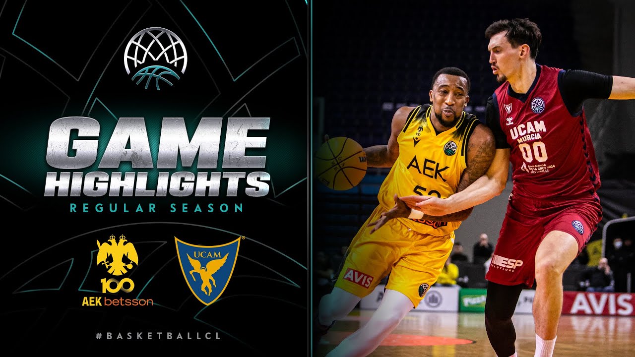 AEK BETSSON BC v UCAM Murcia | Gameday 3 | Highlights | #BasketballCL 2023-24