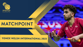 Match point - Ade Resky Dwicahyo vs Cholan Kayan - MS, SF - Welsh Int. 2023