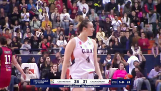 EuroLeague Women 2023/24 Quarter-Finals Highlights: Cukurova Basketbol Mersin vs. Casademont Zaragoza