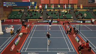 Match point - Milan Dratva vs Joakim Oldorff - MS, SF - Welsh Int. 2023