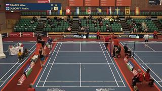 Match point - Milan Dratva vs Joakim Oldorff - MS, SF - Welsh Int. 2023