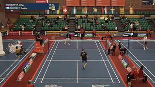 Match point - Milan Dratva vs Joakim Oldorff - MS, SF - Welsh Int. 2023