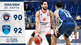 Bahçeşehir Koleji (90-92) Türk Telekom - Turkey Insurance Basketball Super League - 2023/24