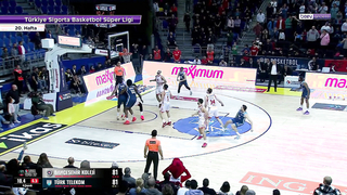Bahçeşehir Koleji (90-92) Türk Telekom - Turkey Insurance Basketball Super League - 2023/24