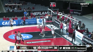 HE HAD THE GAME-WINNER! | HIGHLIGHTS | FLAMENGO 83 x 82 PAULISTANO | SUPER 8 CUP 2024 | SEMIFINAL