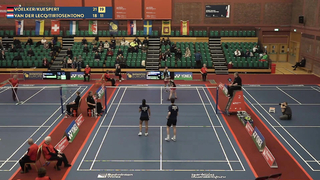 Match point - Voelker / Kuespert vs Van Der Lecq / Tirtosentono- XD, SF - Welsh Int. 2023