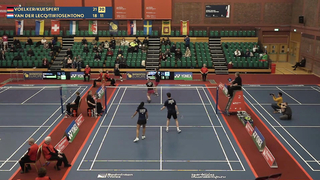 Match point - Voelker / Kuespert vs Van Der Lecq / Tirtosentono- XD, SF - Welsh Int. 2023