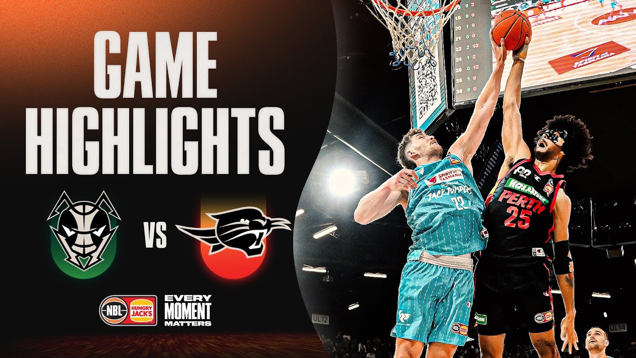 Tasmania JackJumpers vs. Perth Wildcats - Game Highlights - Round 20, NBL24