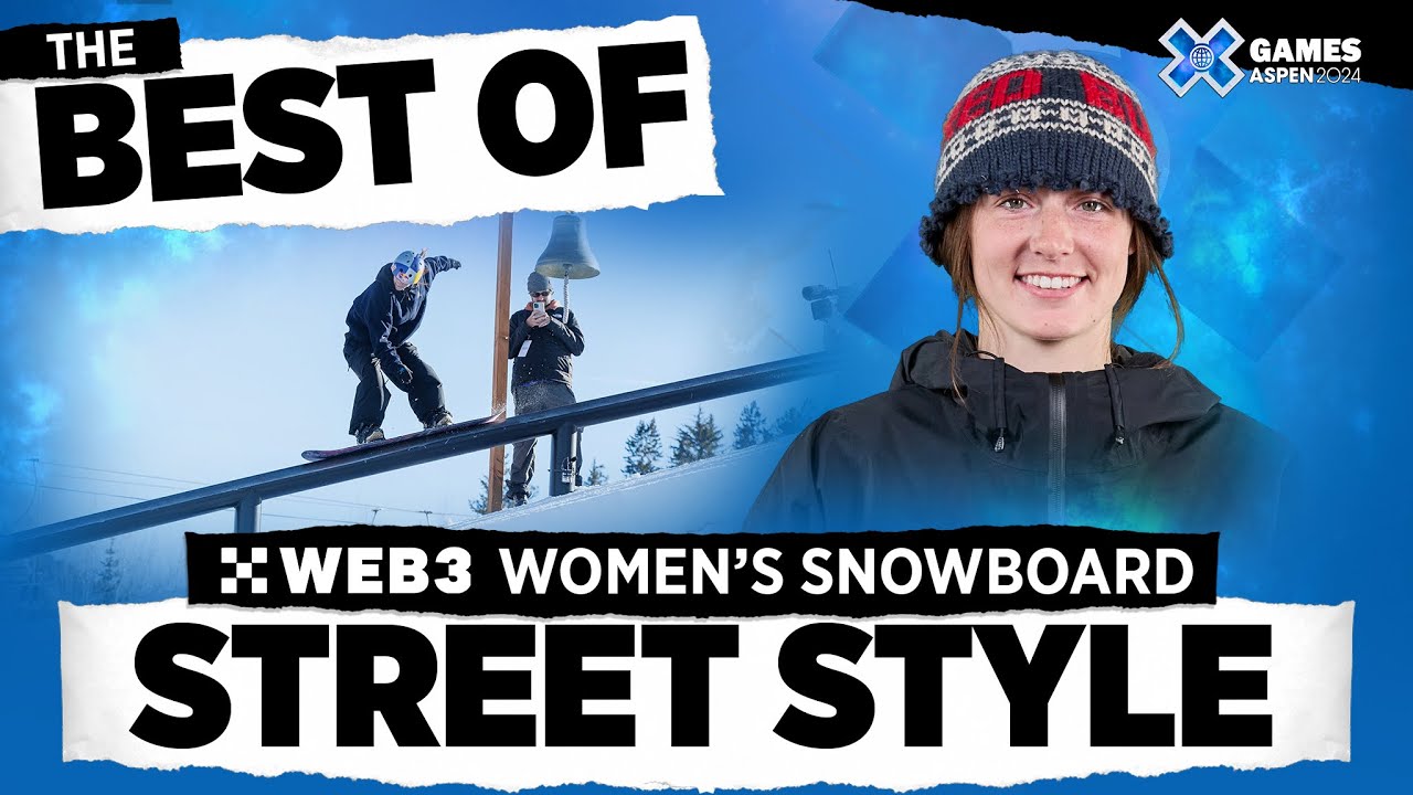 BEST OF OKX Women’s Snowboard Street Style | X Games Aspen 2024