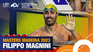Filippo Magnini Breaks TWO World Records | Masters Madeira 2023 | European Aquatics