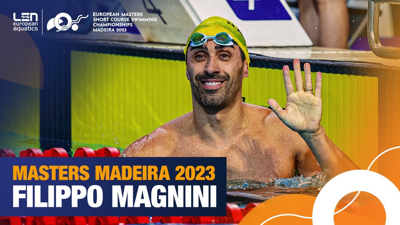 Filippo Magnini Breaks TWO World Records | Masters Madeira 2023 | European Aquatics