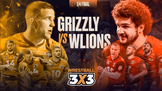 AMIRKHAN OEV bursts into WRESTBALL | LIONS vs GRIZZLY | 1/4 WRESTBALL 3x3