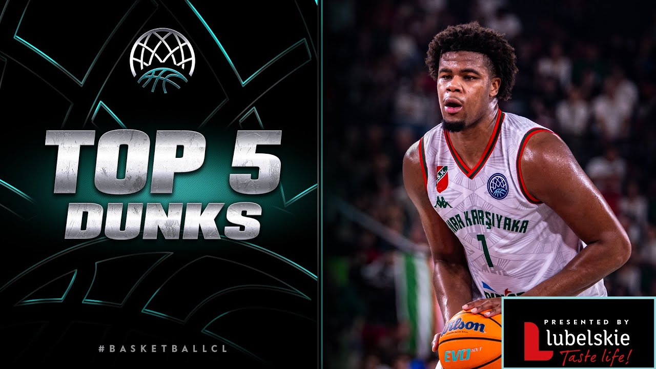 Top 5 Dunks of January | Basketball Champions League 2023-24