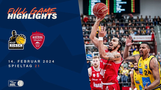 MHP RIESEN Ludwigsburg vs. Würzburg Baskets - Full Game Highlights - Spieltag 21, Season 23/24