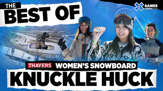 BEST OF Thayers Women’s Snowboard Knuckle Huck | X Games Aspen 2024