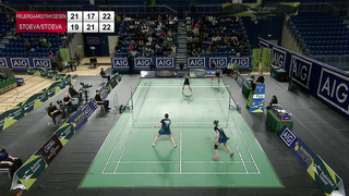 Match point - Fruergaard / Thygesen vs Stoeva / Stoeva - WD, Final - Irish Open 2023
