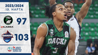 Darüşşafaka Lassa (97-103) Çağdaş Bodrumspor - Turkey Insurance Basketball Super League - 2023/24