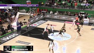 Darüşşafaka Lassa (97-103) Çağdaş Bodrumspor - Turkey Insurance Basketball Super League - 2023/24