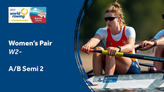 2023 World Rowing Championships - Women's Pair - Semifinal A/B 2