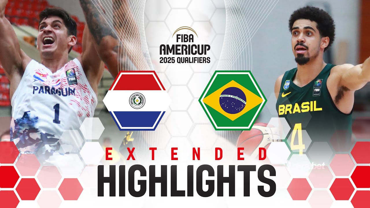 Paraguay vs Brazil | Highlights | FIBA AmeriCup 2025 Qualifiers 2025