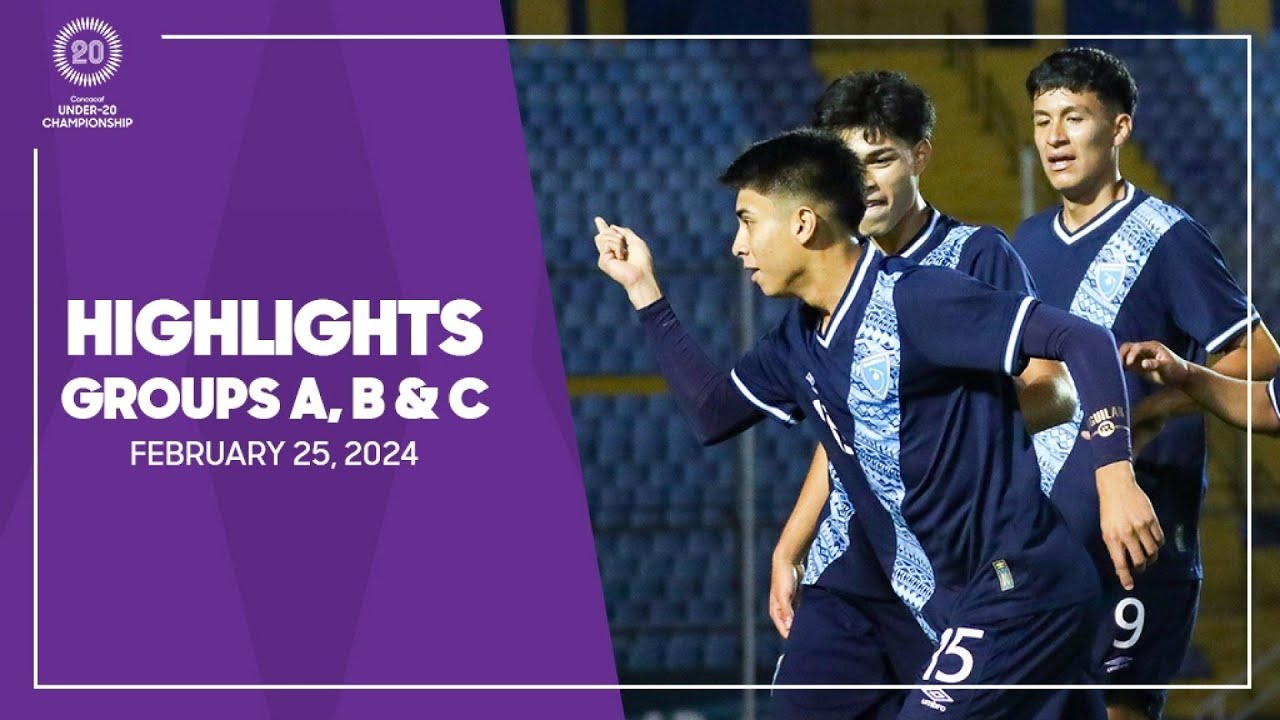 Men’s Under-20 Qualifiers | Matchday 3 Groups A, B and C