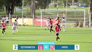 Estudiantes won 2-1 against Unión in an exciting match of the Copa Proyección Sur Finanzas 2024.