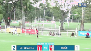 Estudiantes won 2-1 against Unión in an exciting match of the Copa Proyección Sur Finanzas 2024.