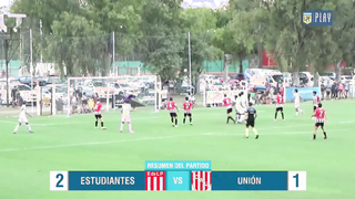 Estudiantes won 2-1 against Unión in an exciting match of the Copa Proyección Sur Finanzas 2024.