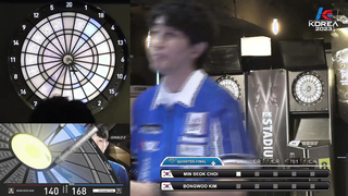 MIN SEOK CHOI vs BONG WOO KIM QUARTER-FINAL, 2023 SOFT DARTS PROFESSIONAL TOUR KOREA 3차